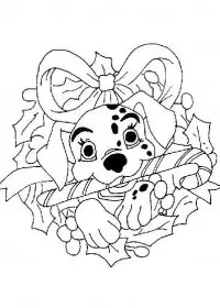 Fisă de colorat cu Christmas disney de colorat p43