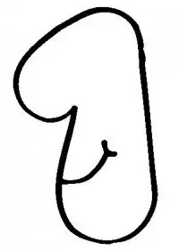 Fisă de colorat cu Cifre de colorat p11