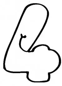 Fisă de colorat cu Cifre de colorat p14