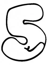 Fisă de colorat cu Cifre de colorat p15