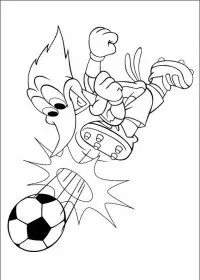 Fisă de colorat cu Ciocanitoarea woody de colorat p11