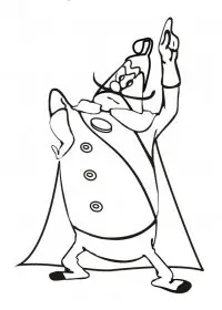 Fisă de colorat cu Cipollino de colorat p05