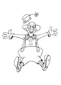 Fisă de colorat cu Circul de colorat p16