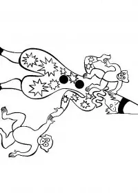 Fisă de colorat cu Circul de colorat p17