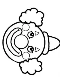 Fisă de colorat cu Circul de colorat p18