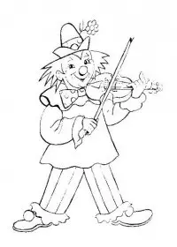 Fisă de colorat cu Circul de colorat p19