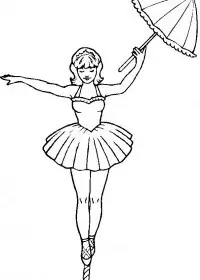 Fisă de colorat cu Circul de colorat p31