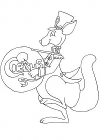 Fisă de colorat cu Circul de colorat p33