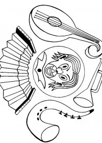 Fisă de colorat cu Circul de colorat p34