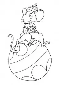 Fisă de colorat cu Circul de colorat p39