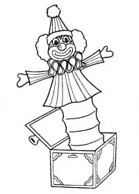 Fisă de colorat cu Circul de colorat p49