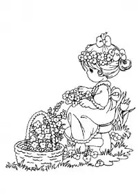 Fisă de colorat cu Copii de colorat p11