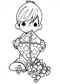 Fisă de colorat cu Copii de colorat p13