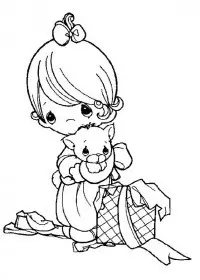 Fisă de colorat cu Copii de colorat p15