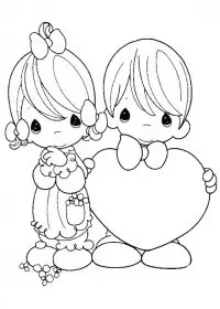 Fisă de colorat cu Copii de colorat p18