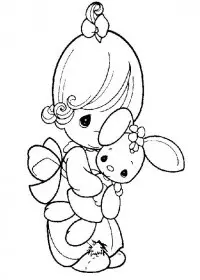 Fisă de colorat cu Copii de colorat p22