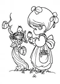 Fisă de colorat cu Copii de colorat p38