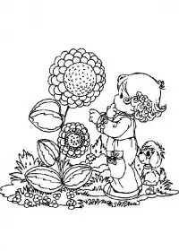 Fisă de colorat cu Copii de colorat p45