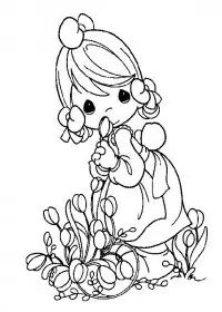 Fisă de colorat cu Copii de colorat p46