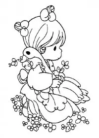 Fisă de colorat cu Copii de colorat p51