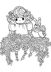 Fisă de colorat cu Copii de colorat p54