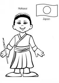 Fisă de colorat cu Copii de pretutindeni de colorat p18