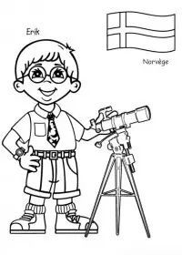 Fisă de colorat cu Copii de pretutindeni de colorat p20