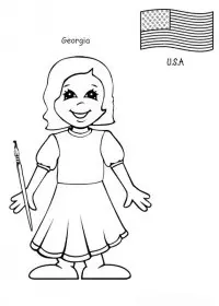 Fisă de colorat cu Copii de pretutindeni de colorat p25