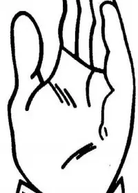 Fisă de colorat cu Corpul uman de colorat p07