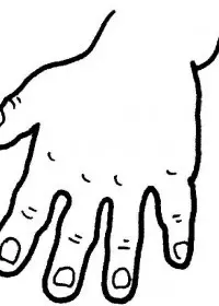 Fisă de colorat cu Corpul uman de colorat p17