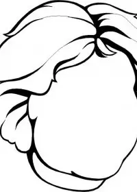 Fisă de colorat cu Corpul uman de colorat p34