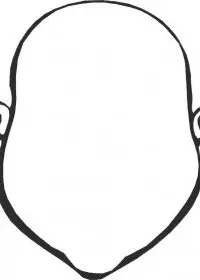 Fisă de colorat cu Corpul uman de colorat p41