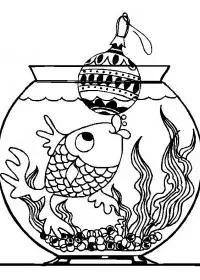 Fisă de colorat cu Craciun animale de colorat p08