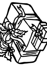 Fisă de colorat cu Craciun cadouri de colorat p17