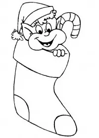 Fisă de colorat cu Craciun cadouri de colorat p30