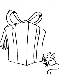 Fisă de colorat cu Craciun cadouri de colorat p34
