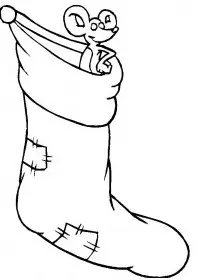 Fisă de colorat cu Craciun cadouri de colorat p38