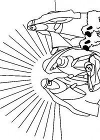 Fisă de colorat cu Craciun cei trei magi de colorat p05