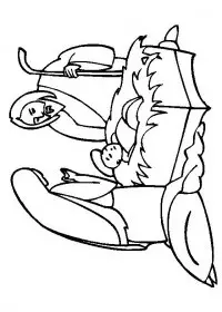 Fisă de colorat cu Craciun cei trei magi de colorat p09