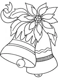 Fisă de colorat cu Craciun clopotei de colorat p07