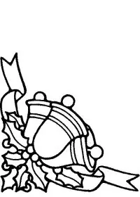 Fisă de colorat cu Craciun clopotei de colorat p17