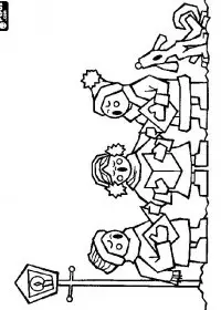 Fisă de colorat cu Craciun copii de colorat p06