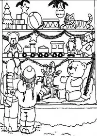 Fisă de colorat cu Craciun copii de colorat p10