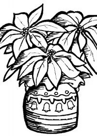 Fisă de colorat cu Craciun decoratiuni de colorat p18