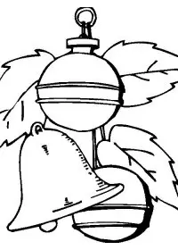 Fisă de colorat cu Craciun globuri de colorat p02