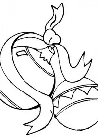 Fisă de colorat cu Craciun globuri de colorat p15