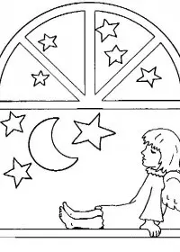 Fisă de colorat cu Craciun ingerasi de colorat p05