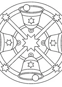 Fisă de colorat cu Craciun ornamente de colorat p07