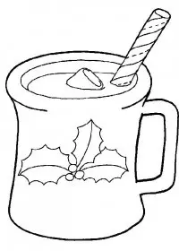 Fisă de colorat cu Craciun ornamente de colorat p08