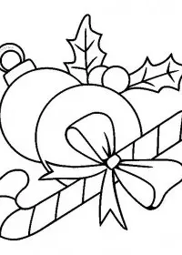 Fisă de colorat cu Craciun ornamente de colorat p21
